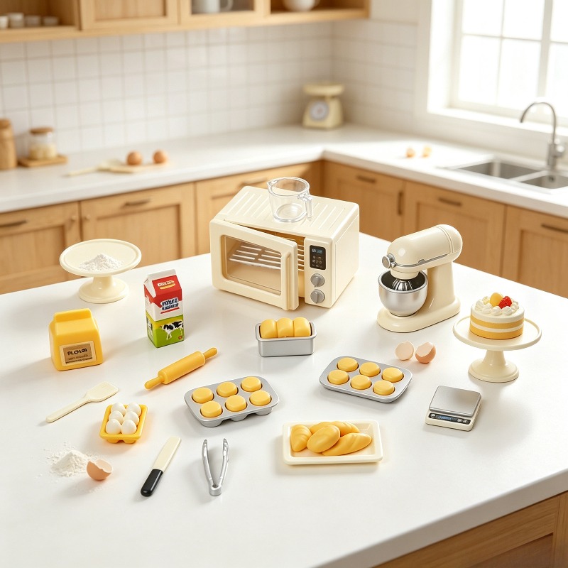 Mini Fırın Oyuncak Seti, Bebek - Kitchen Kids Baking Set incelemesi ve fiyatı
