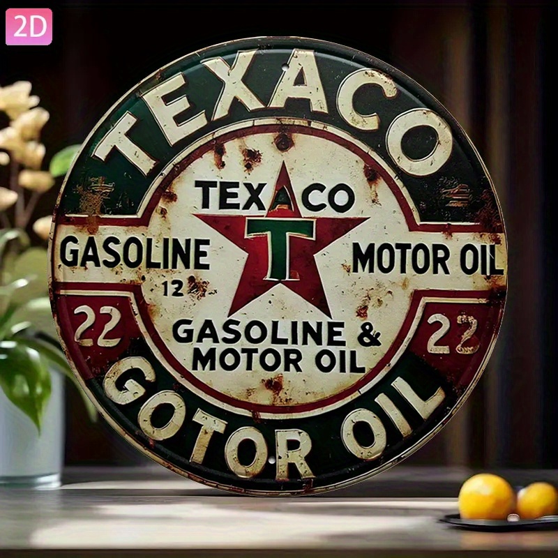 Eski Tip Texaco Yağ Logolu Met - Kitchen Uncle incelemesi ve fiyatı